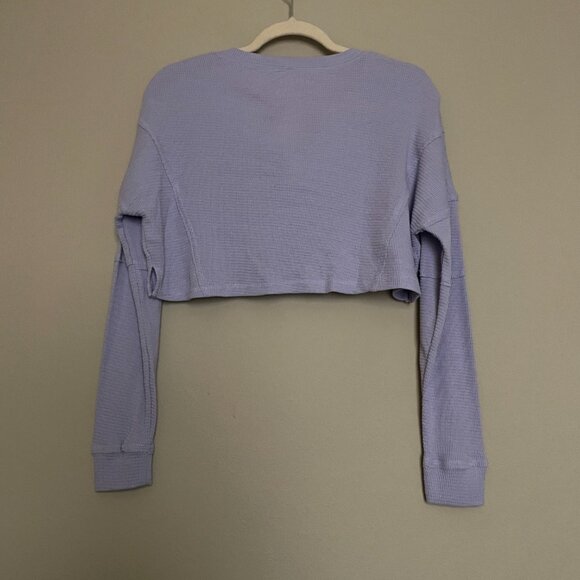 Aeropostale, XS, Cropped Henley Thermal - Picture 3 of 9